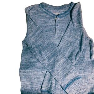 Arizona Waffle Knit Henley kids sz 10/12